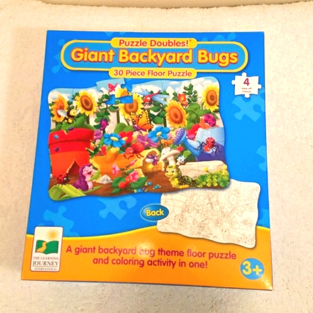 The Learning Journey Giant Bugs Puzzle